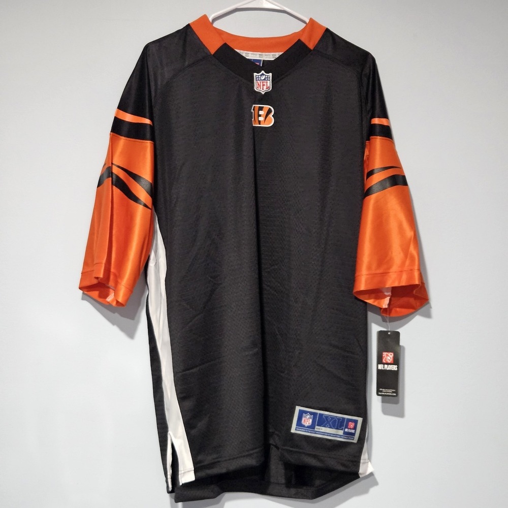 Pro Line Cincinnati Bengals Men's Blank Jersey Size XL Black Orange